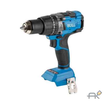 Аккум. дрель-шуруповерт BULL SR 1805 в чем. XLTpro. 2х4 А*ч. БЕСЩЕТ.. 18 В. 120 Н*м. БЗП(мет.) 13 мм (Доп. функции: Ударное сверление. `AntiKickback`. режим `TURBO`) 1329603 